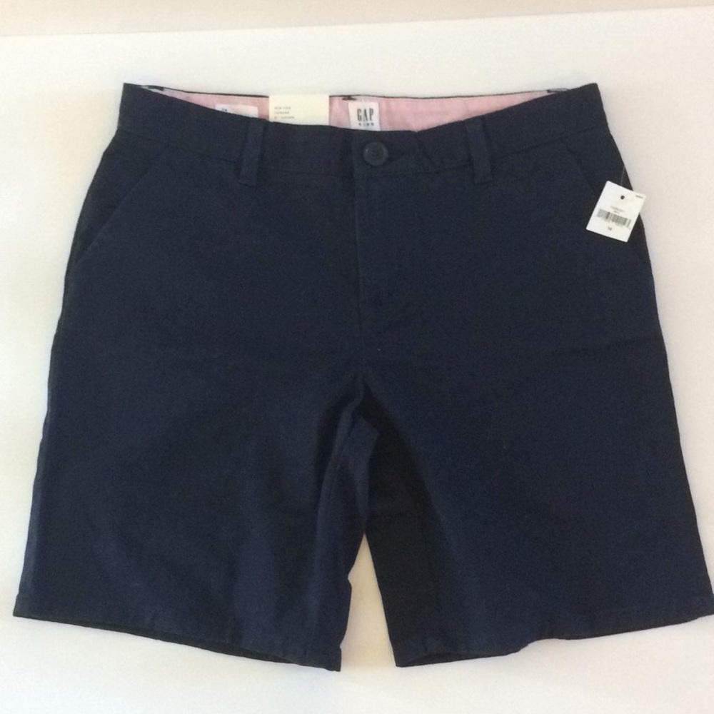 Gap Kids Navy Blue Classic Chino Bermuda Shorts